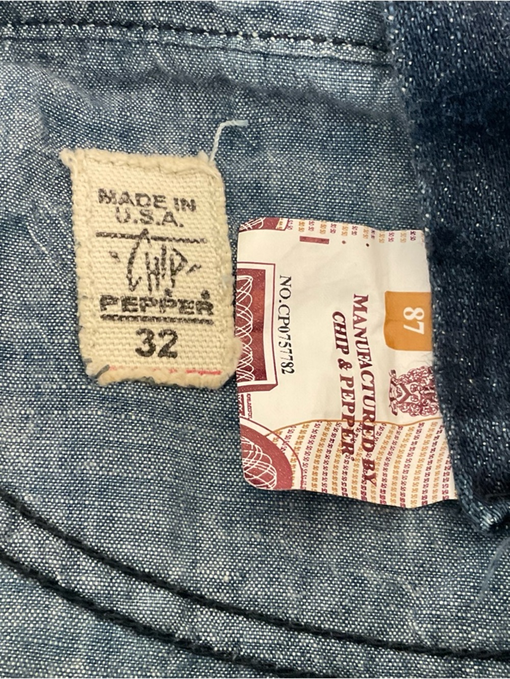 Chip & Pepper Y2K Overall Shorts 32 - Picture 7 of 16